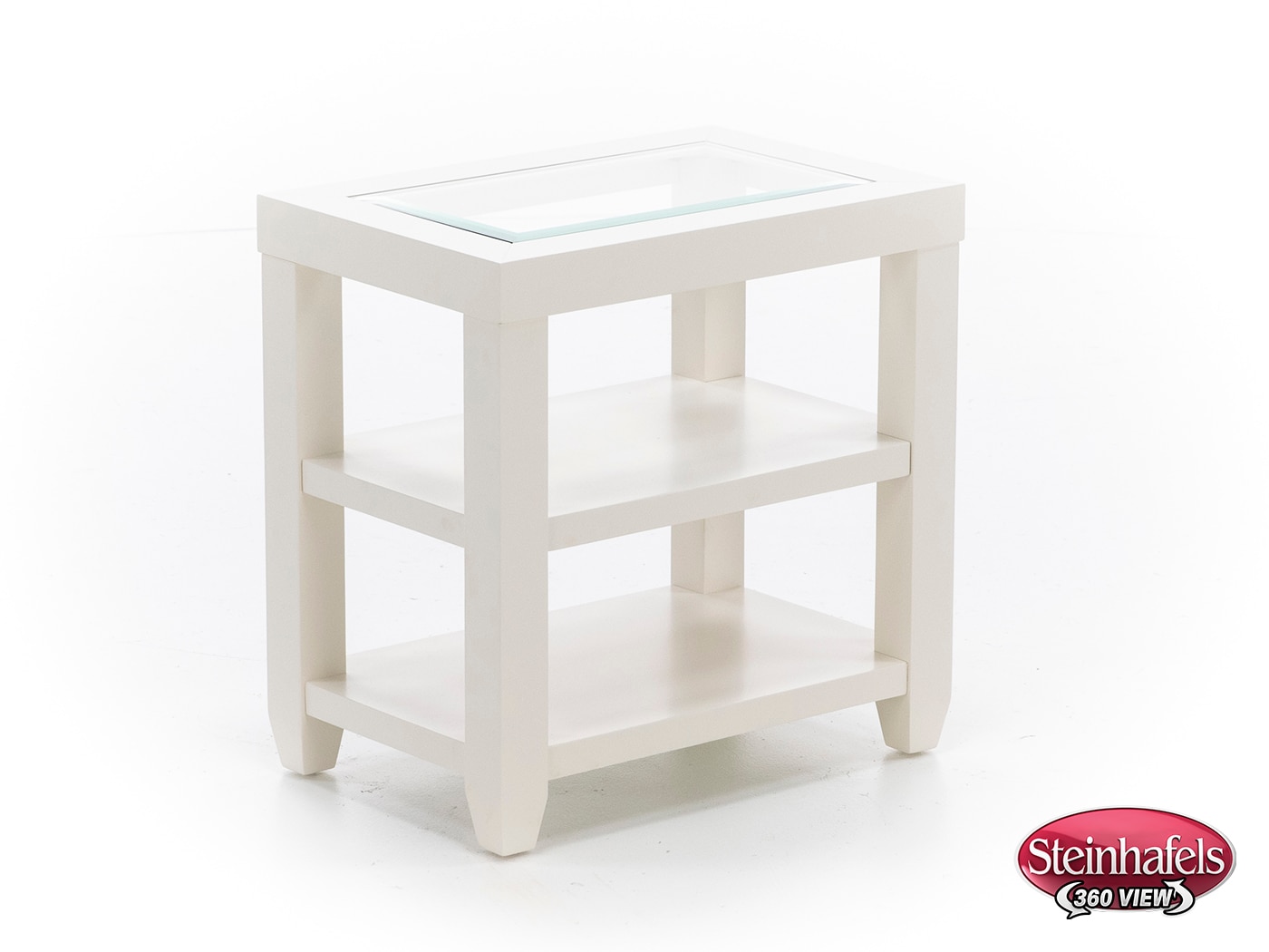 jfra white chairside table  image ess  