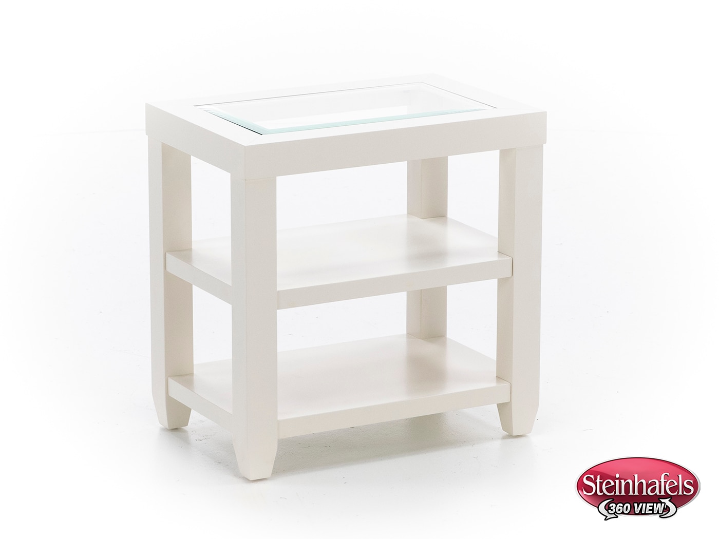 jfra white chairside table  image ess  