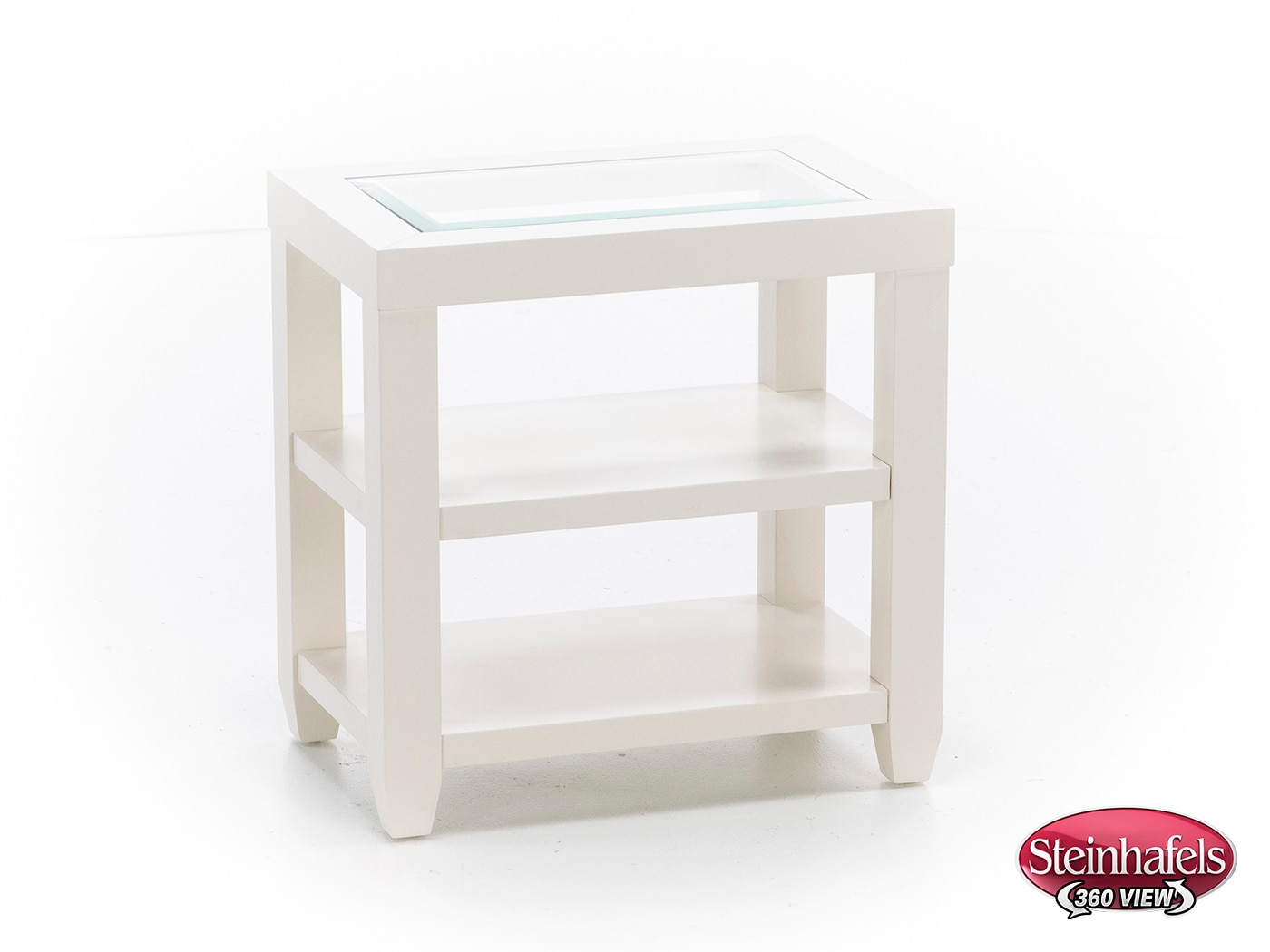 jfra white chairside table  image ess  