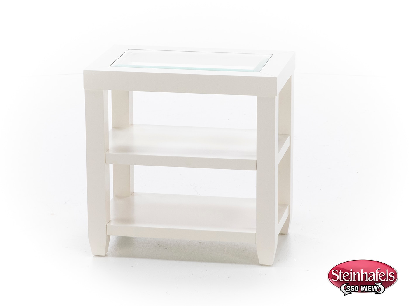 jfra white chairside table  image ess  