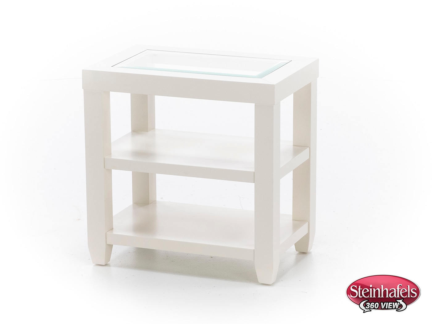 jfra white chairside table  image ess  