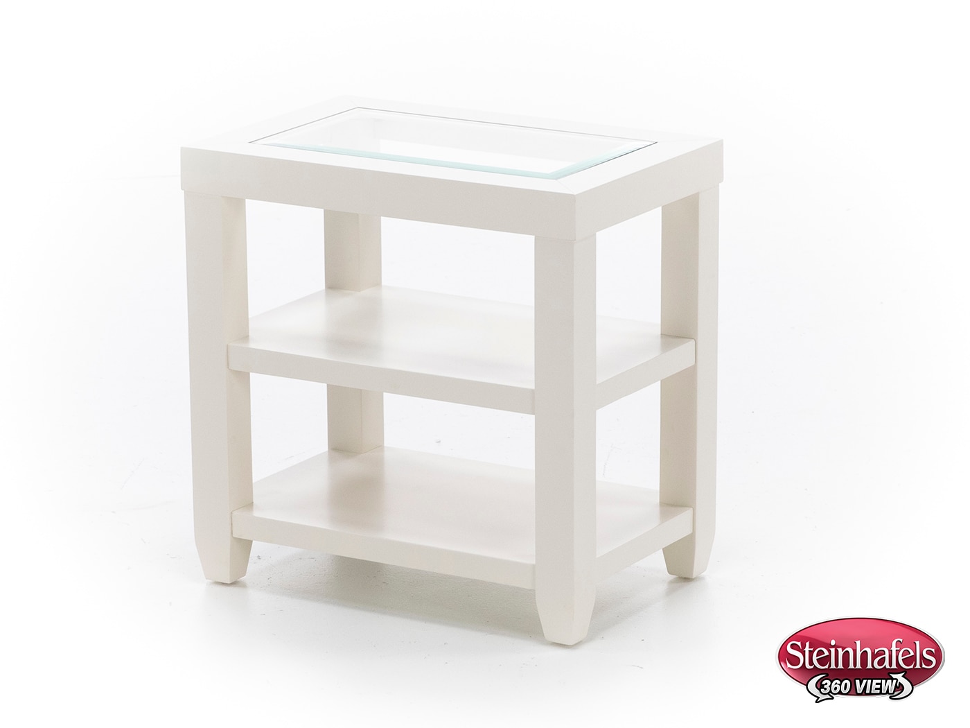 jfra white chairside table  image ess  