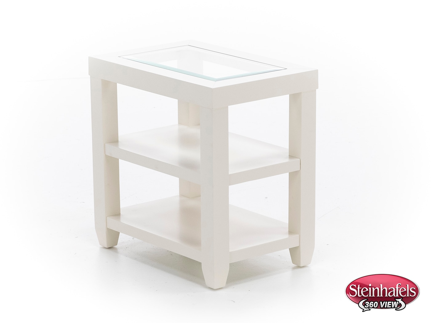 jfra white chairside table  image ess  