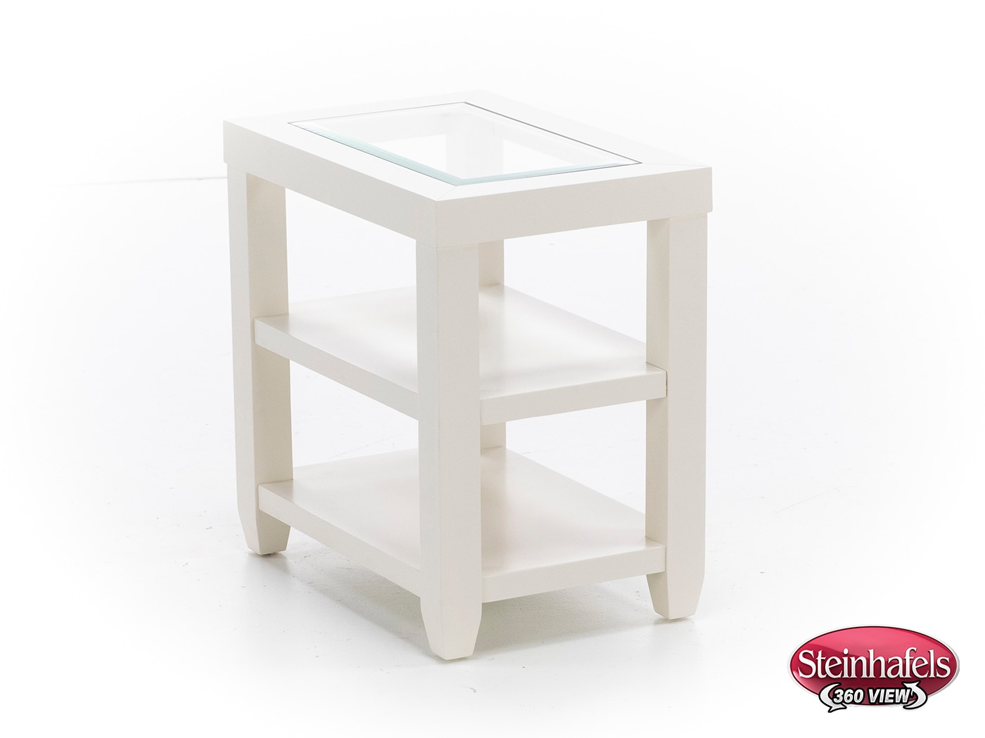 jfra white chairside table  image ess  