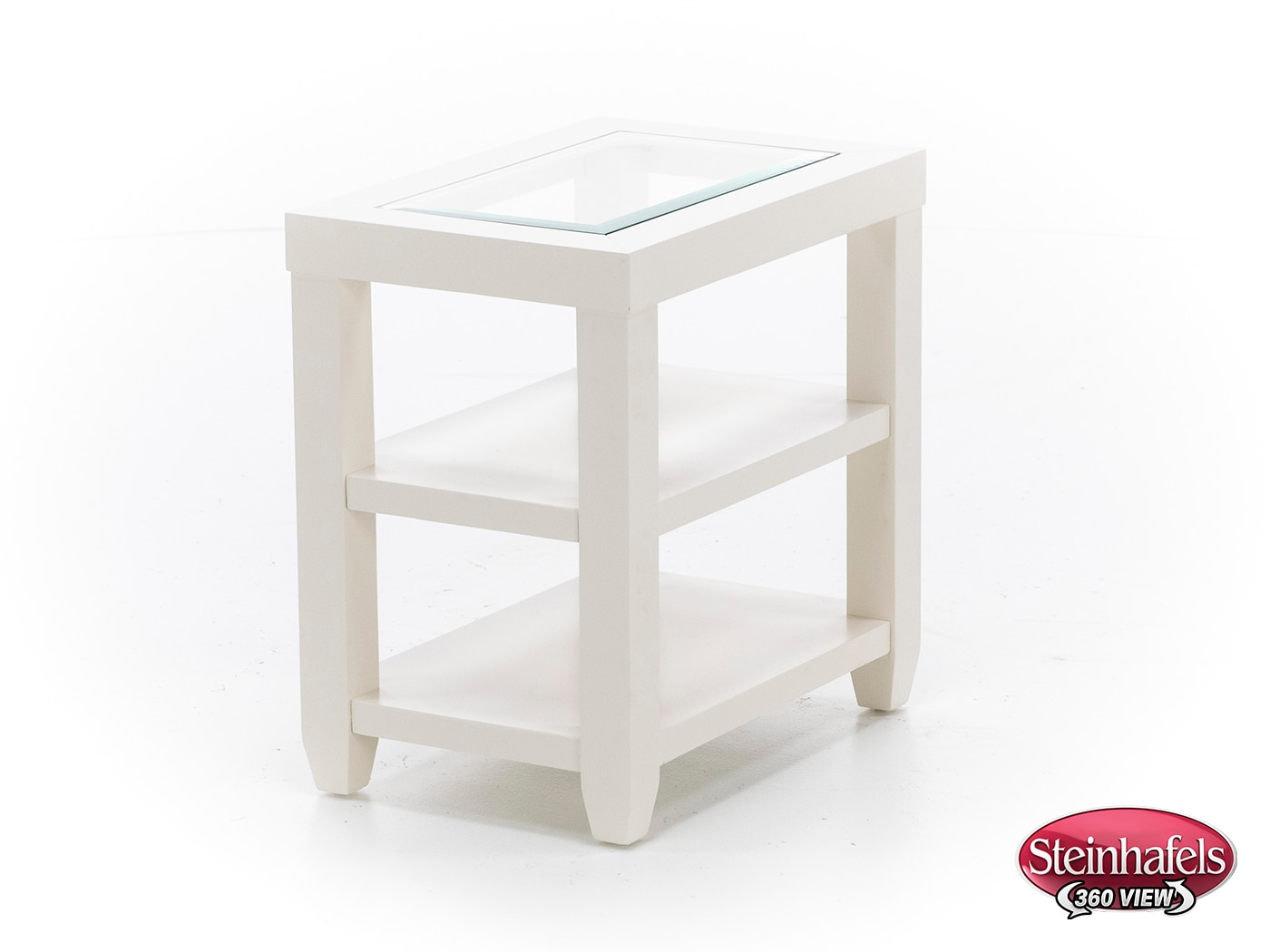jfra white chairside table  image ess  