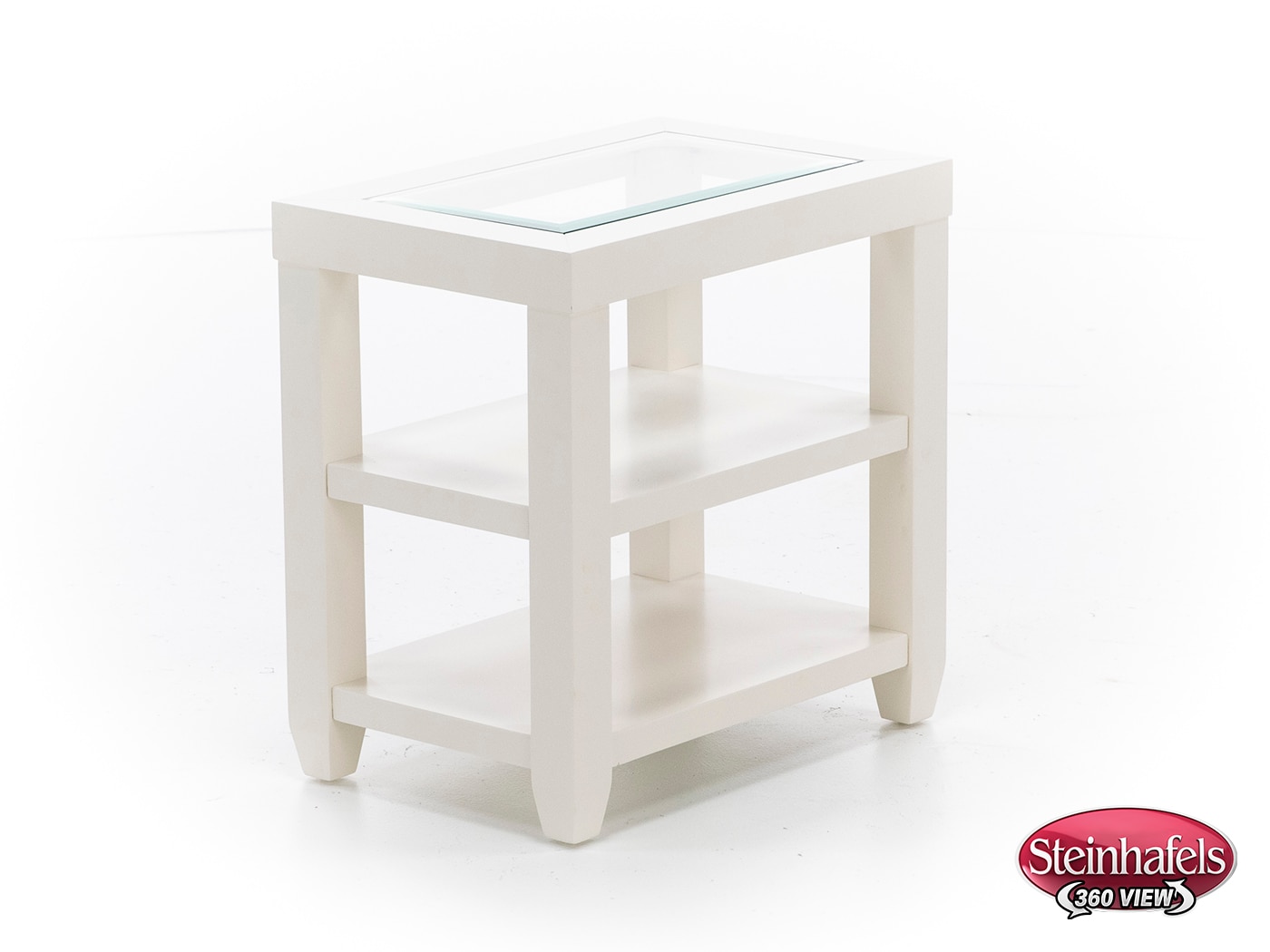jfra white chairside table  image ess  