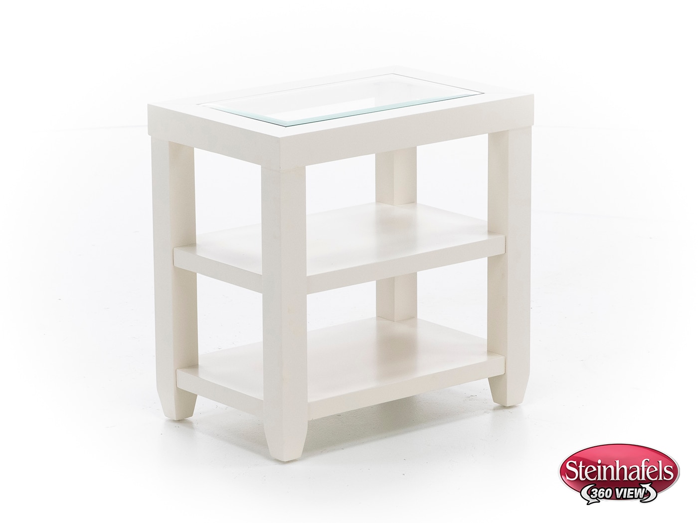 jfra white chairside table  image ess  