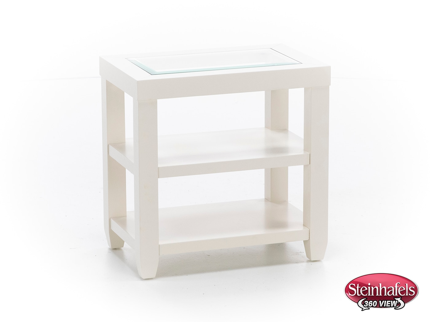 jfra white chairside table  image ess  