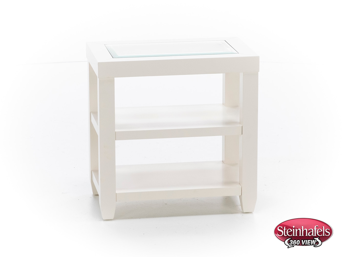 jfra white chairside table  image ess  
