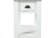 jfra white chairside table   