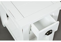 jfra white chairside table   