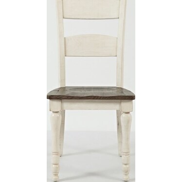 Madison County Vintage White Desk Chair