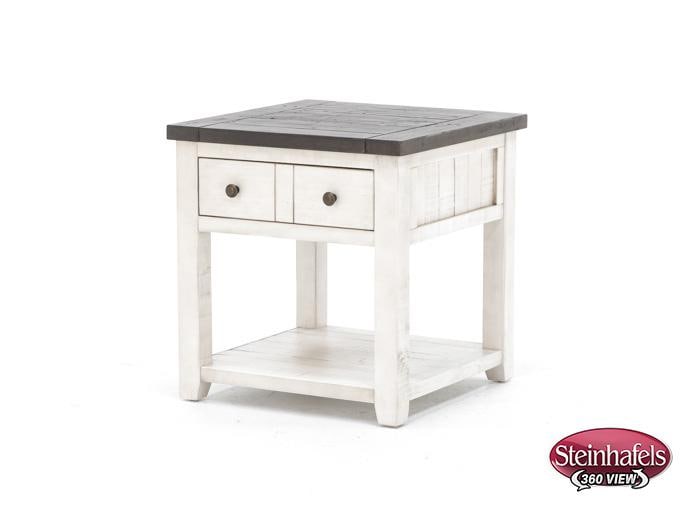 jfra white end table  image   