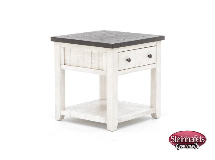 jfra white end table  image   