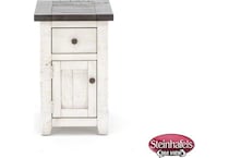 jfra white end table  image   