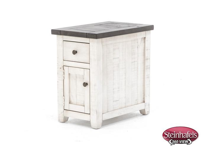 jfra white end table  image   