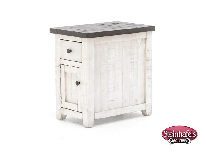 jfra white end table  image   