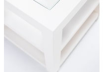 jfra white end table ess  