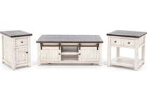 jfra white end table   
