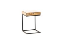 jfra wood grain chairside table   