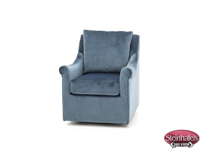 jla blue swivel chair  image   