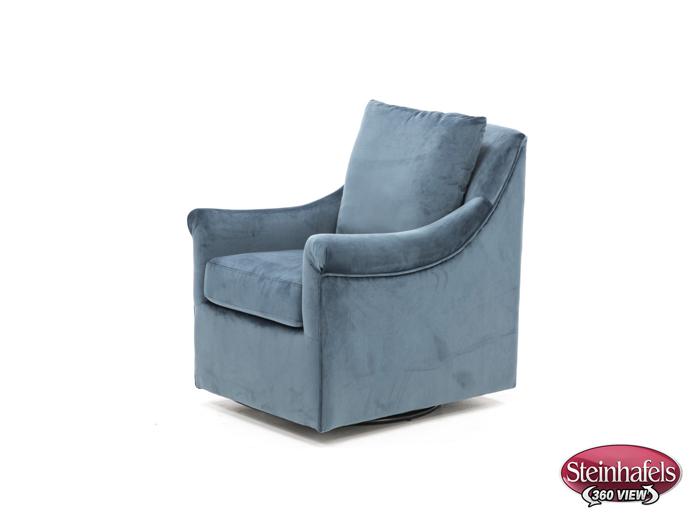 jla blue swivel chair  image   