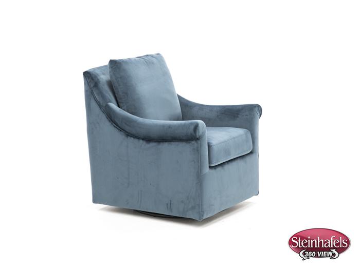 jla blue swivel chair  image   