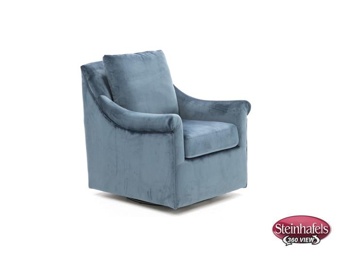 jla blue swivel chair  image   