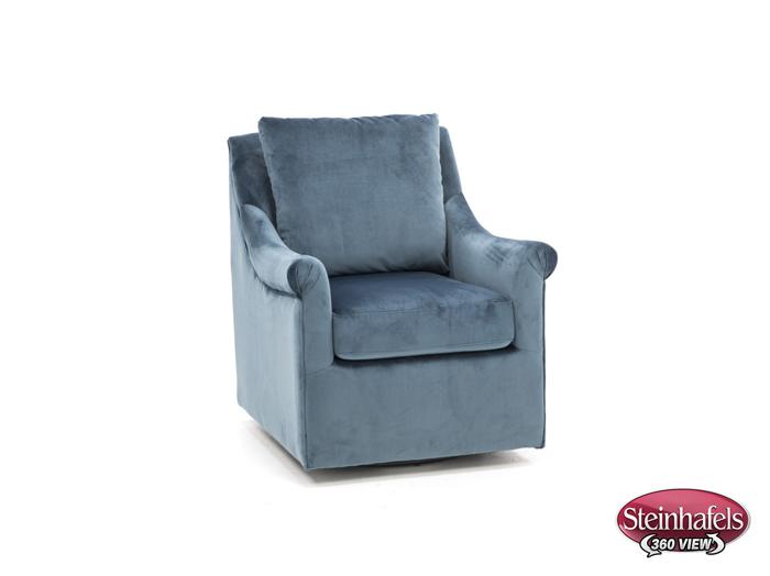 jla blue swivel chair  image   
