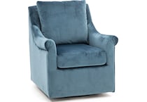 jla blue swivel chair   