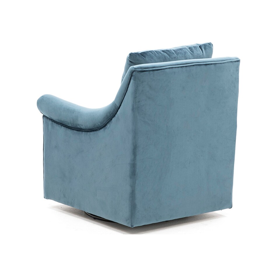 jla blue swivel chair   