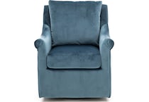 jla blue swivel chair   