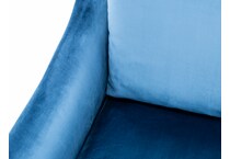 jla blue swivel chair   