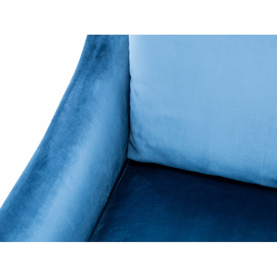 jla blue swivel chair   