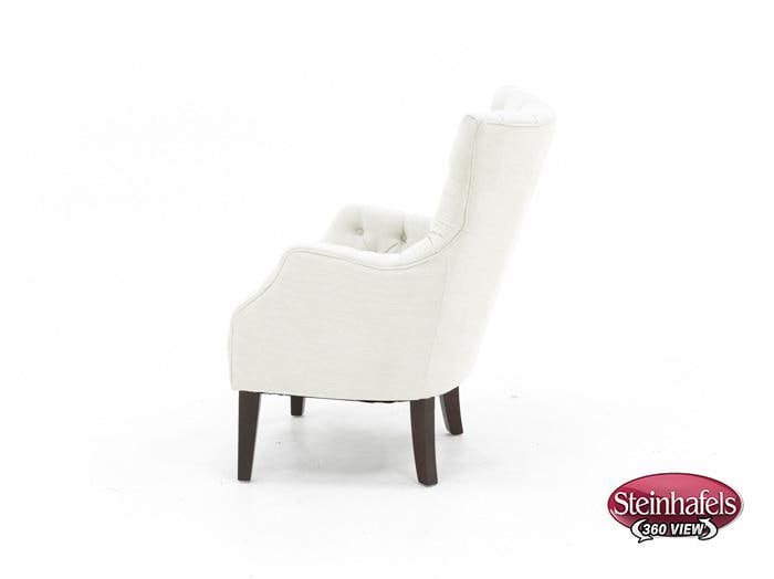 jla white accent chair  image   