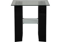 jofran sales inc black end table upt  