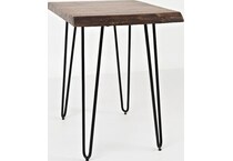 jofran sales inc brown chairside table   