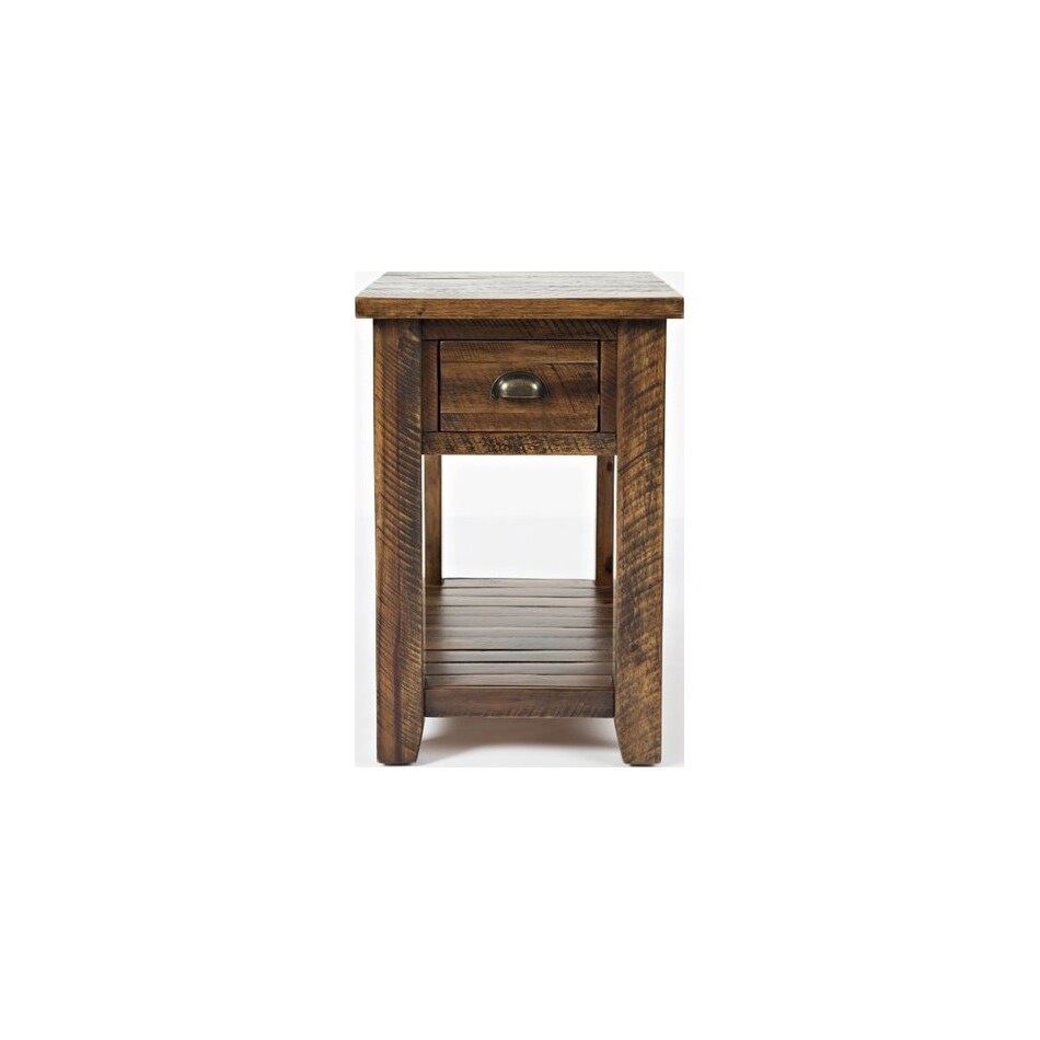 jofran sales inc brown chairside table   