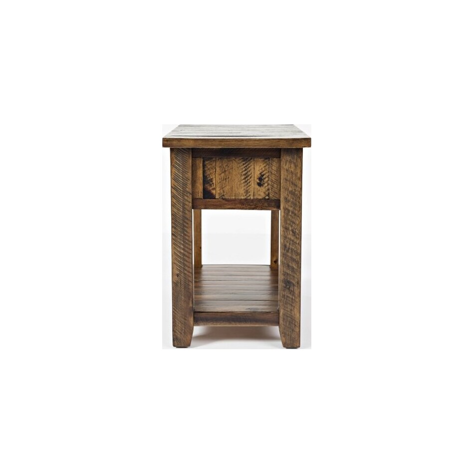 jofran sales inc brown chairside table   