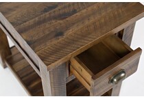 jofran sales inc brown chairside table   
