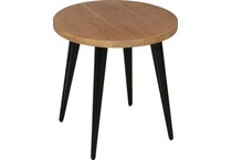 jofran sales inc brown chairside table   