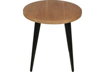 jofran sales inc brown chairside table   