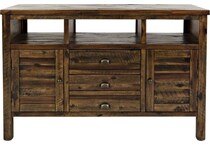 jofran sales inc brown console   