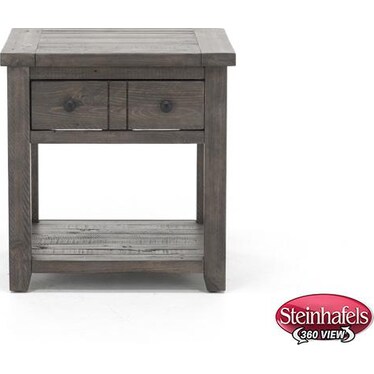 Madison County Barnwood End Table