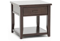 jofran sales inc brown end table   