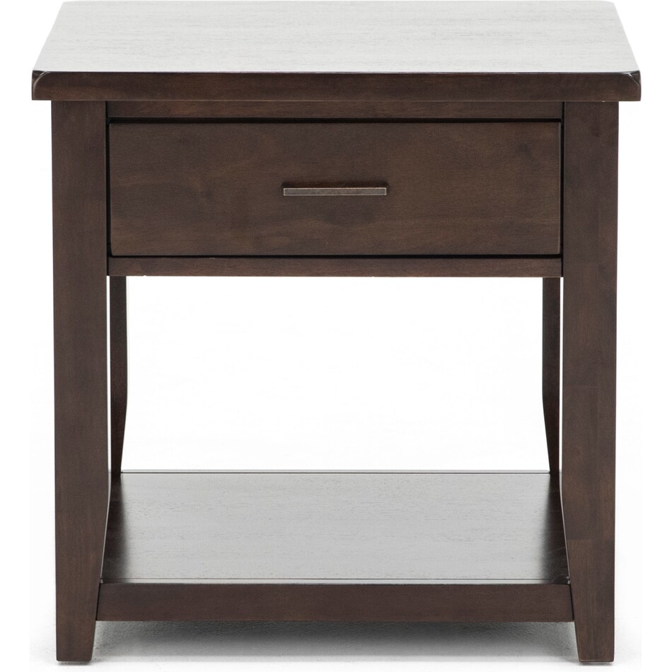 jofran sales inc brown end table   