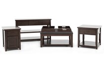jofran sales inc brown end table   