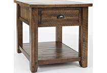 jofran sales inc brown end table   