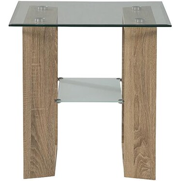 Upton II Beech End Table
