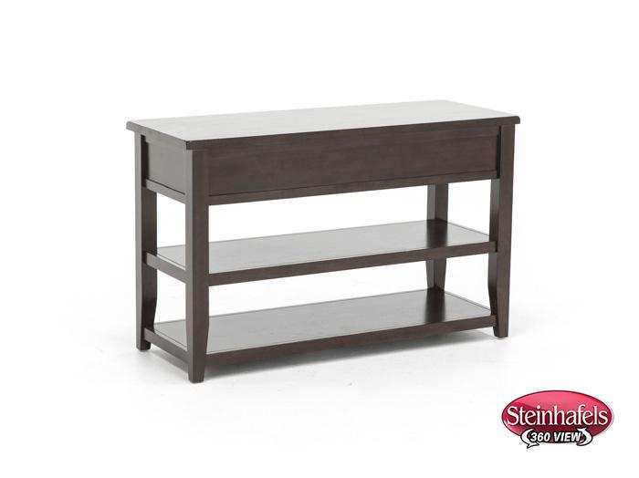 jofran sales inc brown sofa table  image   
